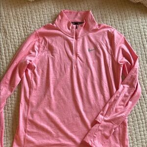 Nike Pink Long Sleeve 1/4 Zip